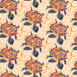 Fire Rose Pattern