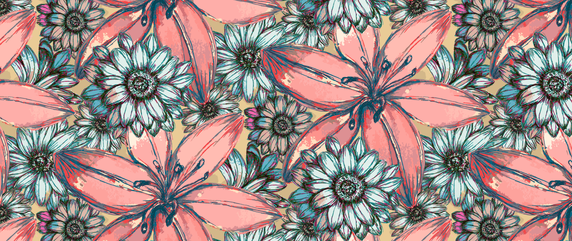 Dancing Daisies & Lily